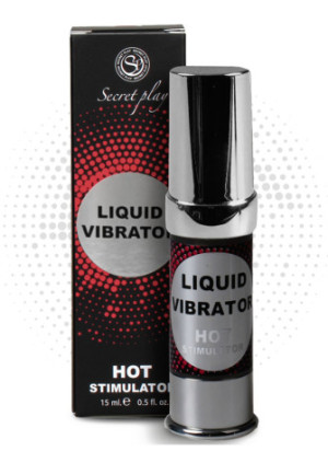 Liquide vibrant effet chauffant arôme fraise à la crème unisexe 15ml - SP5969